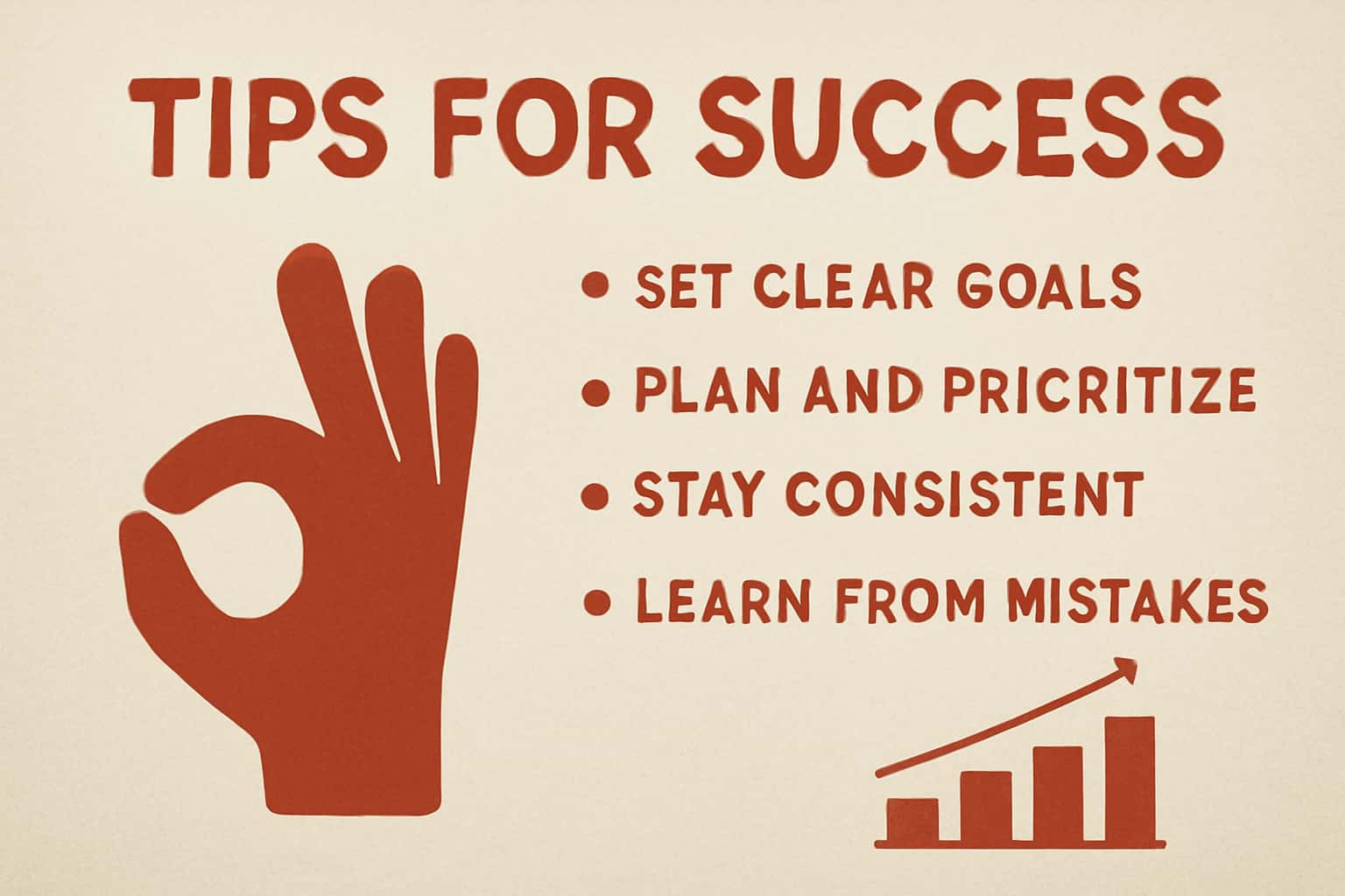 An informational scene showcasing tips for Ok Win Success with modern visuals.