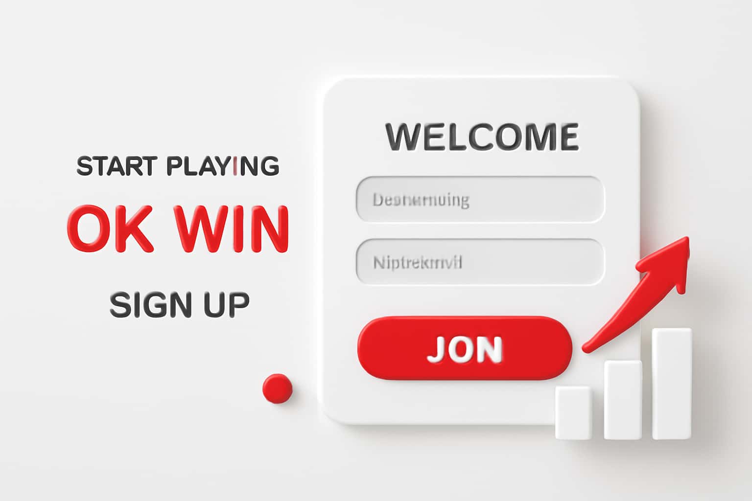 Start Playing Ok Win - Sign Up Interface